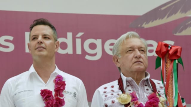 En el marco de una gira de trabajo de tres días a Oaxaca, el Presidente Andrés Manuel López Obrador, acudió al Centro de Convenciones