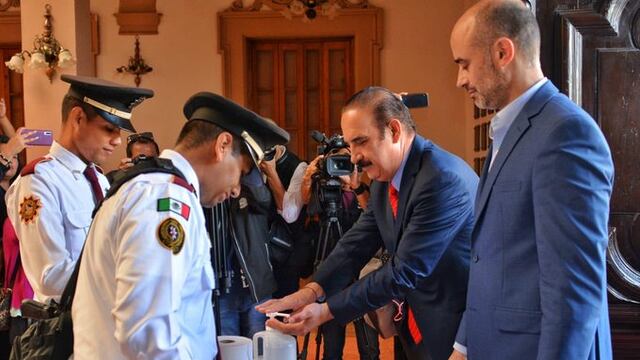 Miguel Treviño, alcalde de San Pedro Garza García.