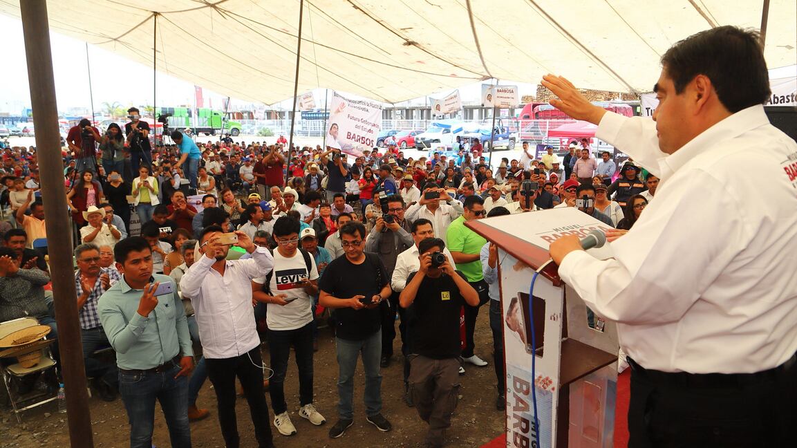 Promete Miguel Barbosa regresar seguridad a Huixcolotla