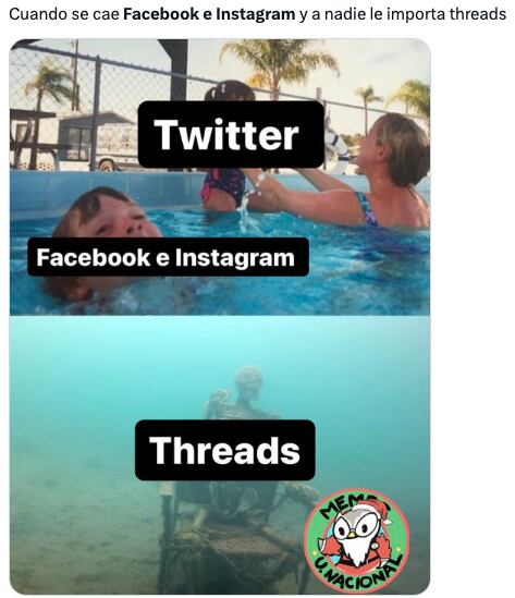 Los memes de la caída de Facebook e Instagram