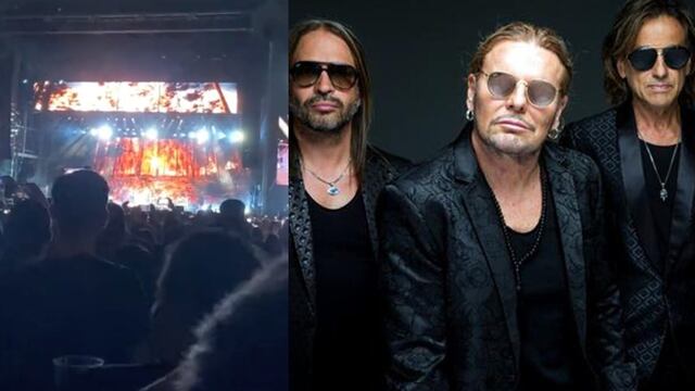 Maná cantando en Monterrey