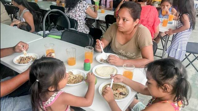 Comedor comunitario. Apoyo a infancia en México.