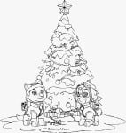 Dibujos de Skye y Everest de Paw Patrol