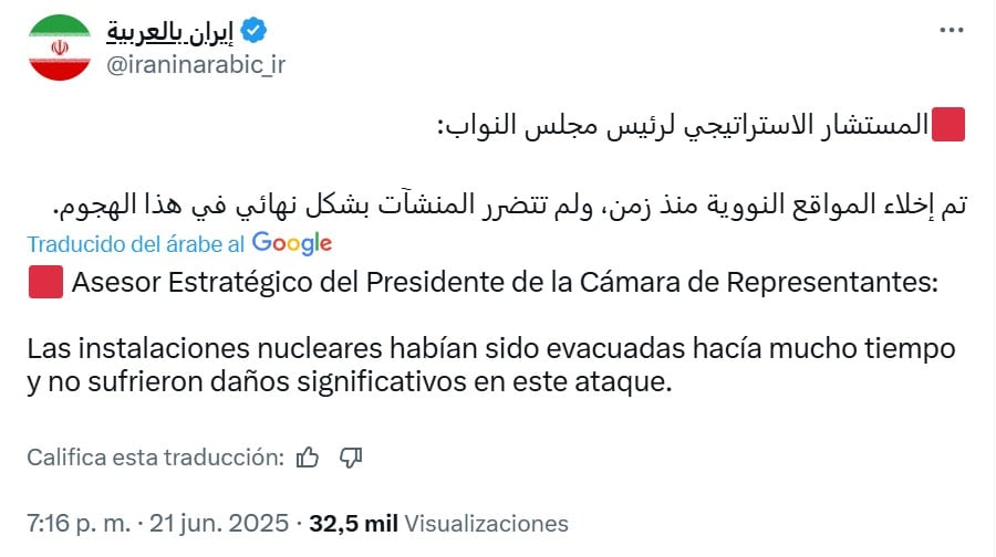 Estados Unidos atacó a Irán