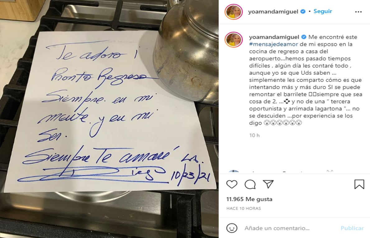 Amanda Miguel 'Nota de amor'