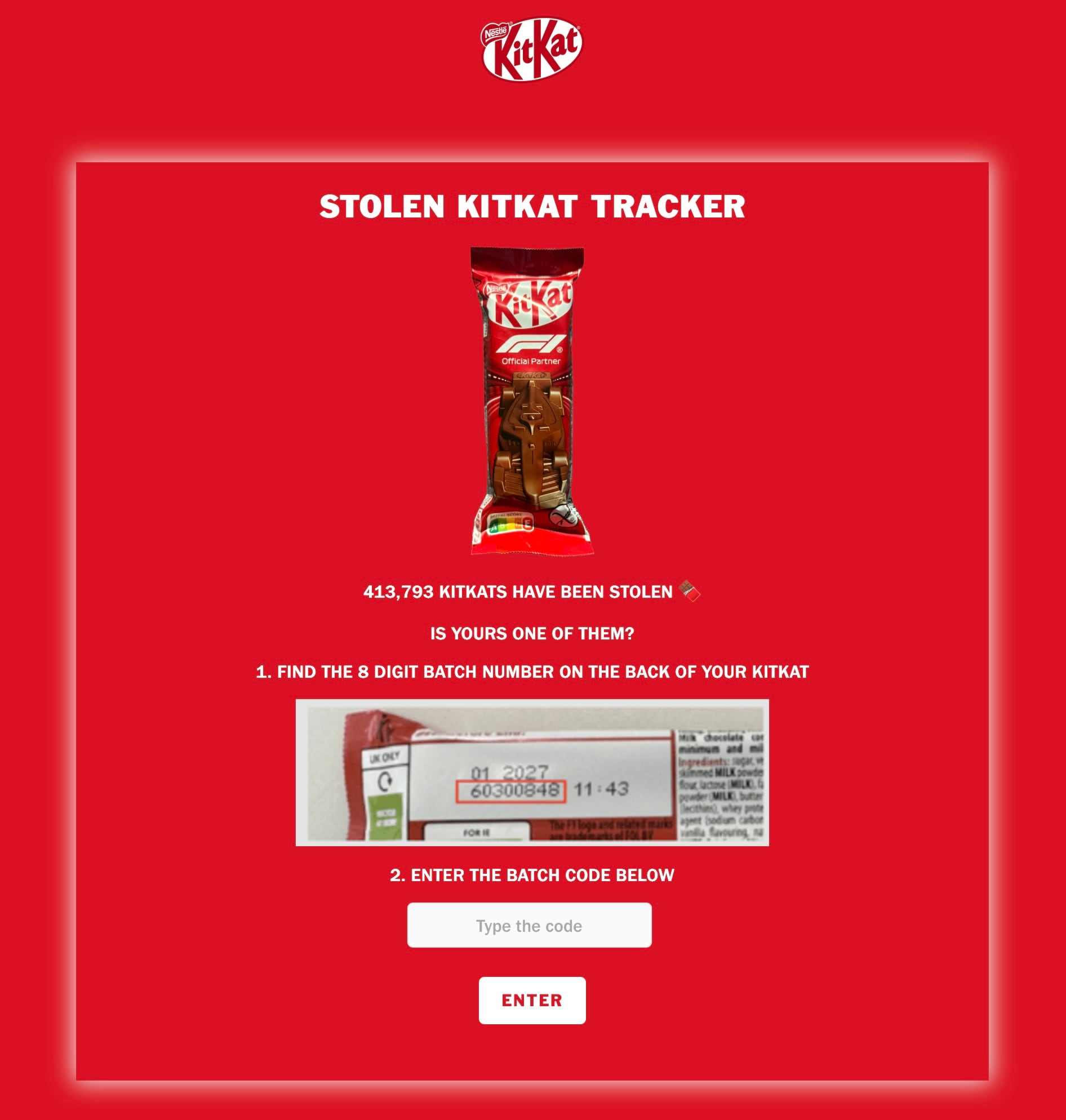 KitKat crea herramienta para saber si tu chocolate es de un cargamento robado