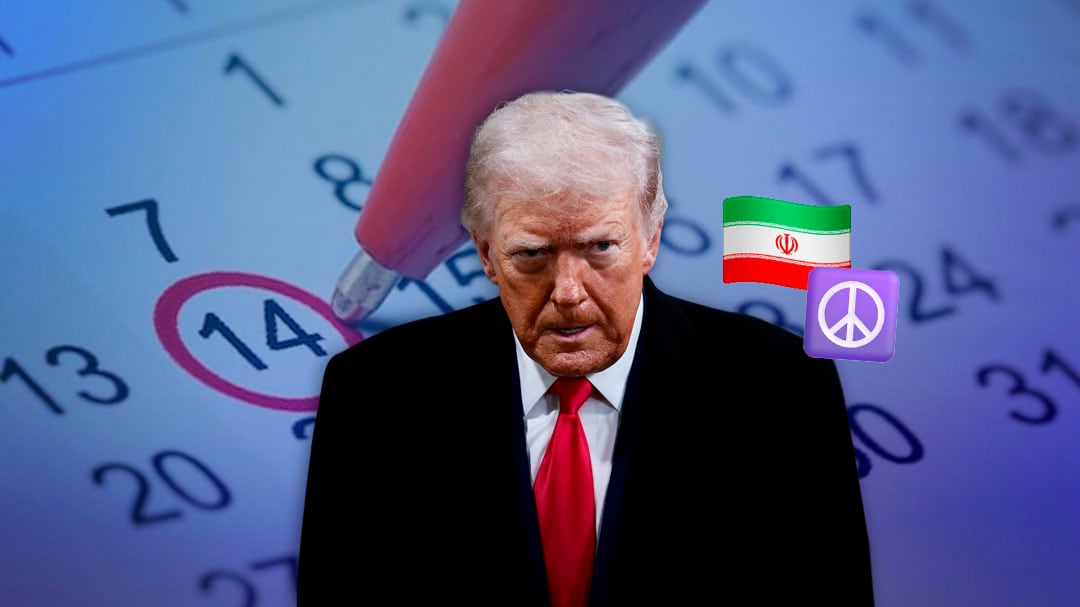 Trump pone fecha a un acuerdo de paz con Irán: será el 14 de junio
