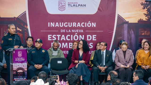 Tlalpan inaugura la Estación de Bomberos de los Pueblos en Topilejo.