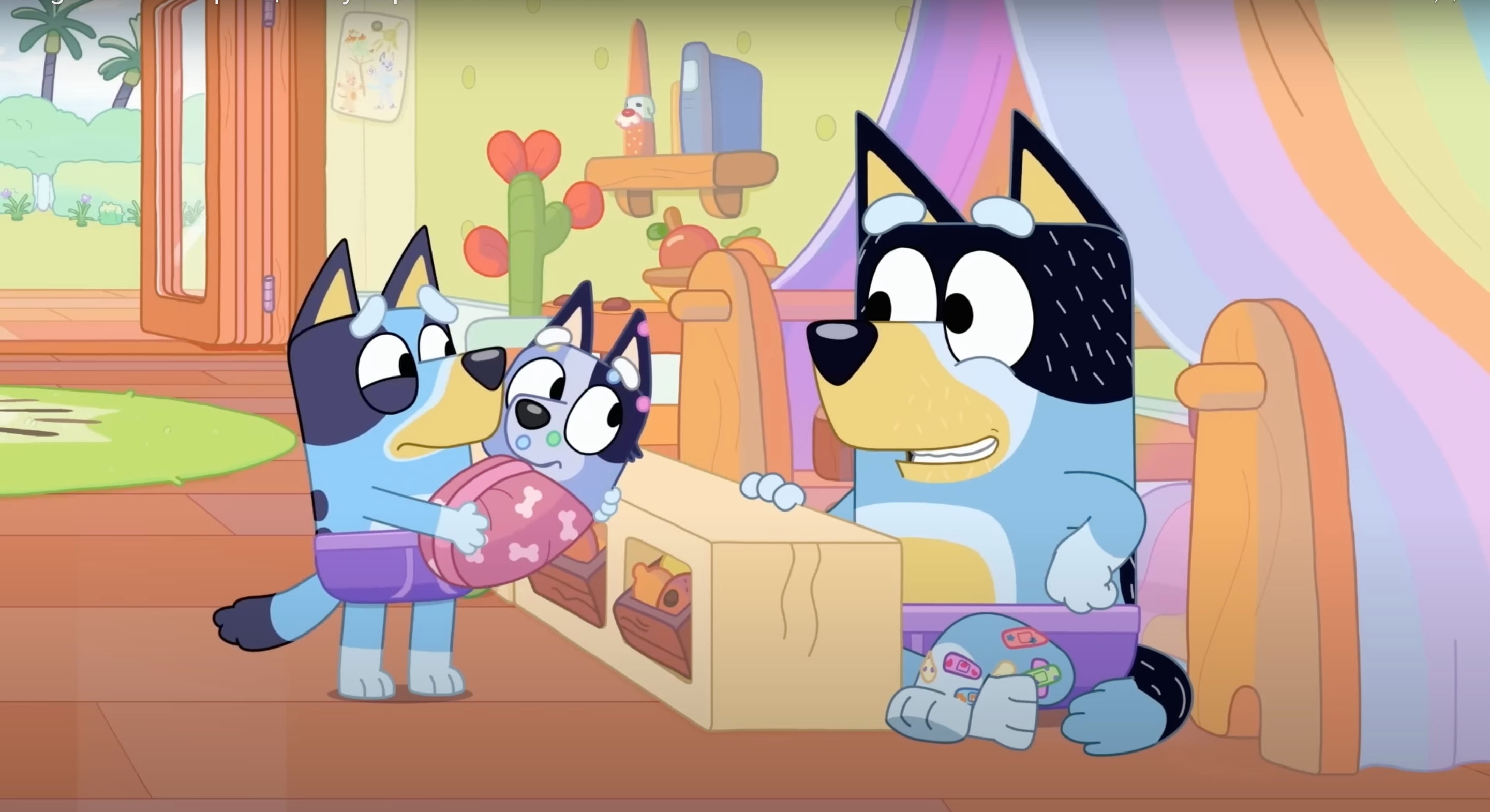 Bluey juega al hospital