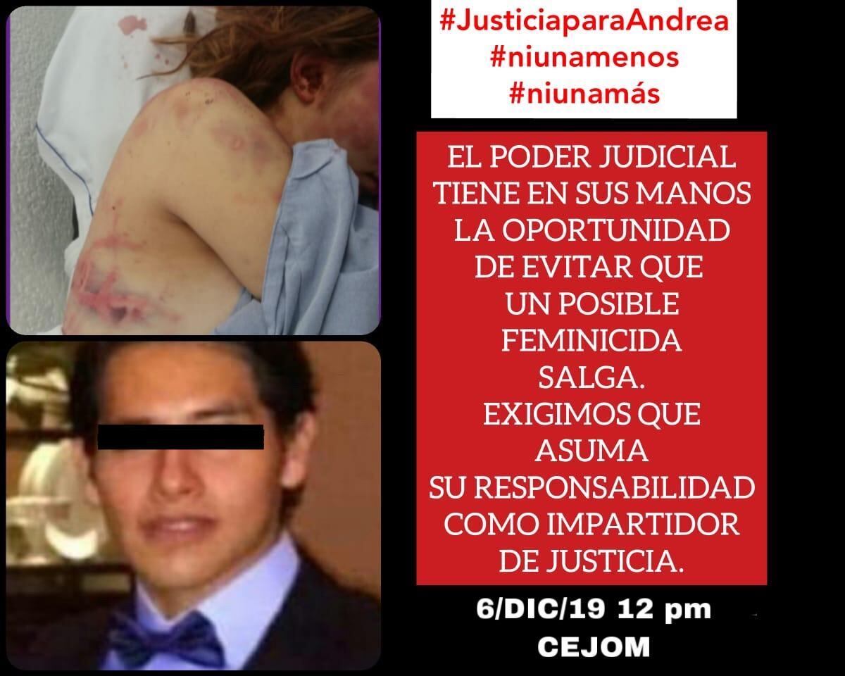 Exigen justicia para Andrea.