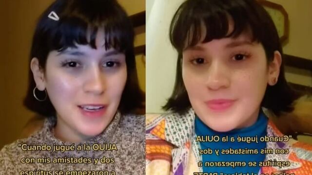 Usuaria de TikTok jugó con la Ouija