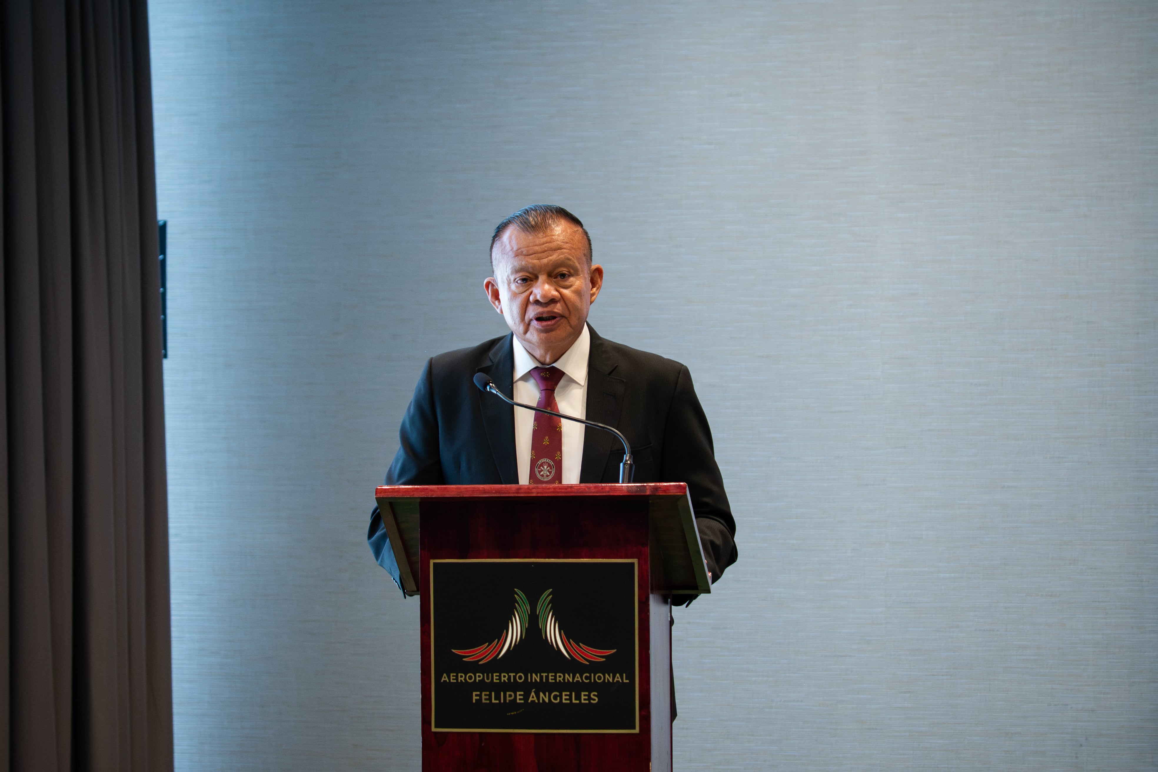 Isidoro Pastor Román, director del AIFA, presentó el Tercer Informe de Labores de dicho aeropuerto