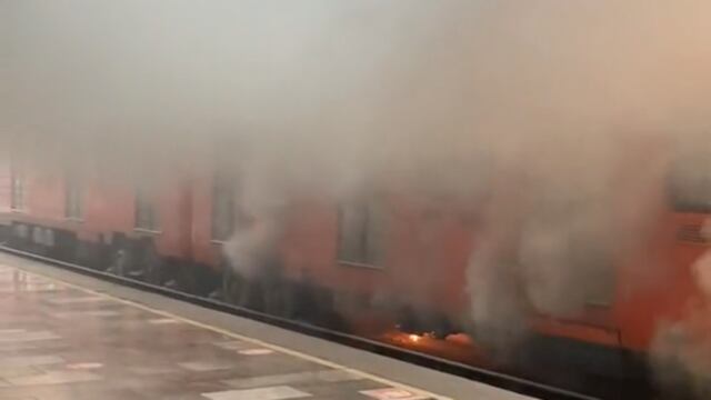 Incendio en vagón de la Línea 5 del Metro CDMX