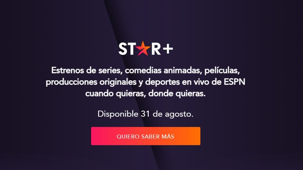 Anuncio de Star+