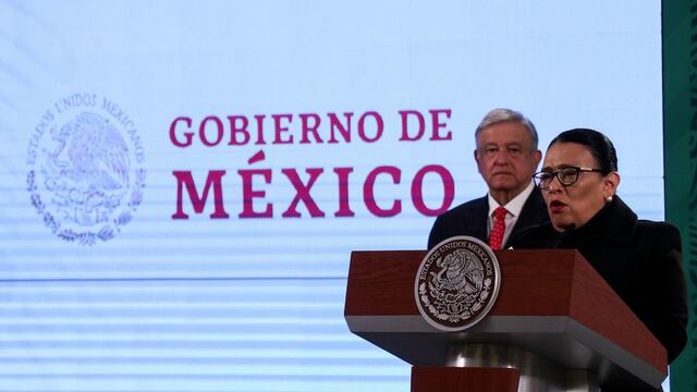 Rosa Icela Rodríguez y AMLO