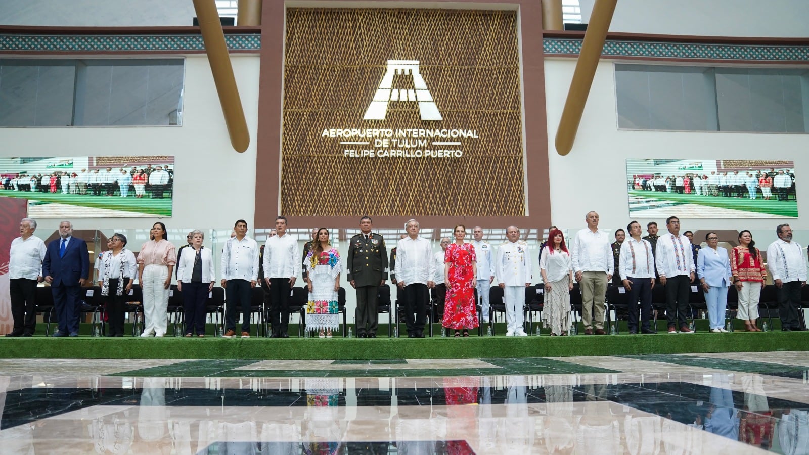 AMLO encabeza la inauguración del Aeropuerto Internacional de Tulum