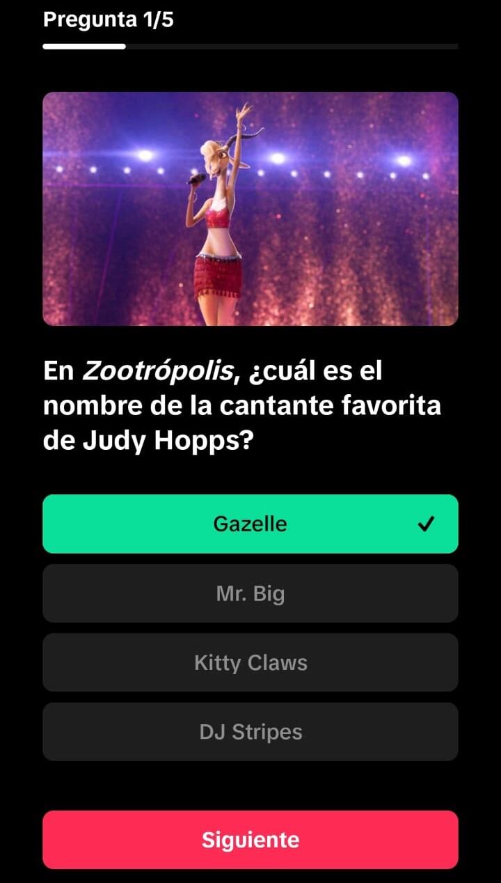 Respuestas correctas al cuestionario Disney 100 en TikTok