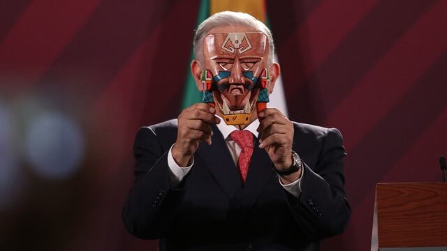 Andrés Manuel López Obrador, presidente de México durante conferencia matutina
