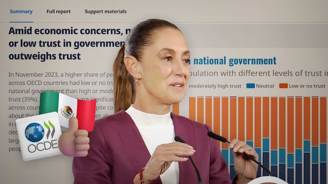 Claudia Sheinbaum destaca que los mexicanos sí confian en el gobierno.