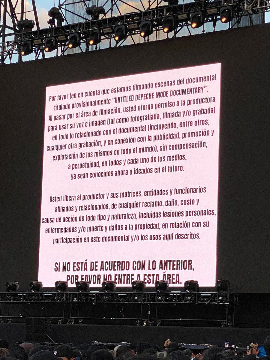 Depeche Mode graba su concierto en la CDMX