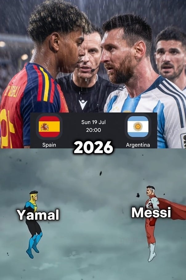 Memes de Messi y Lamine Yamal inundan la final del Mundial 2026