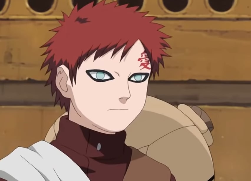 Gaara, personaje de Naruto, doblado por Lalo Garza