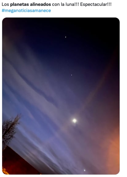 Usuarios reaccionan a la alineación de planetas 2022