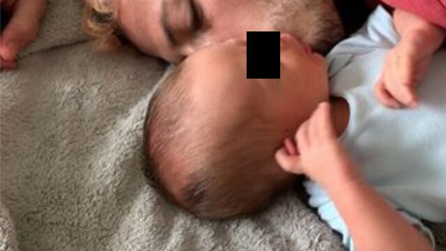 Noah y su papá, Javier "Chicharito" Hernández