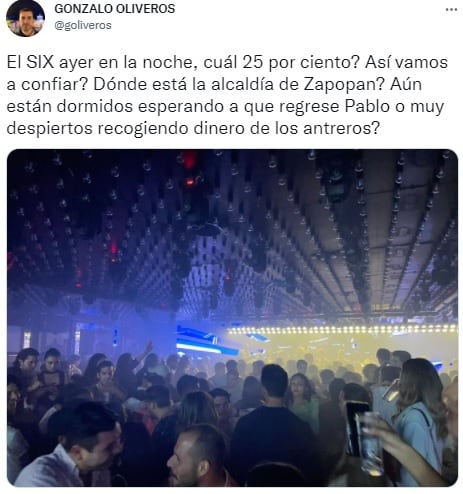 Denuncia de antro en Zapopan