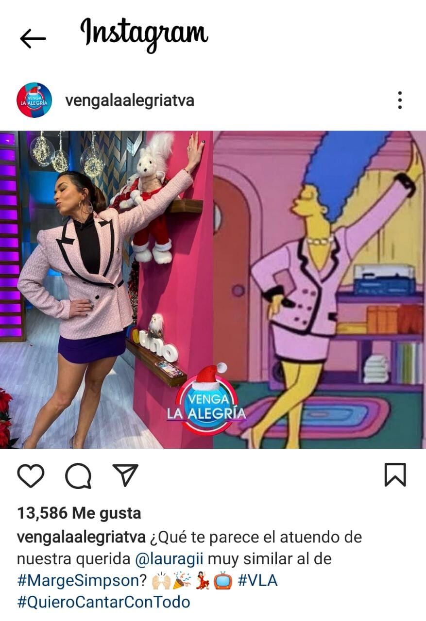 Publicación de Instagram