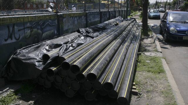 Tuberías para gas natural. Aumento en precio.