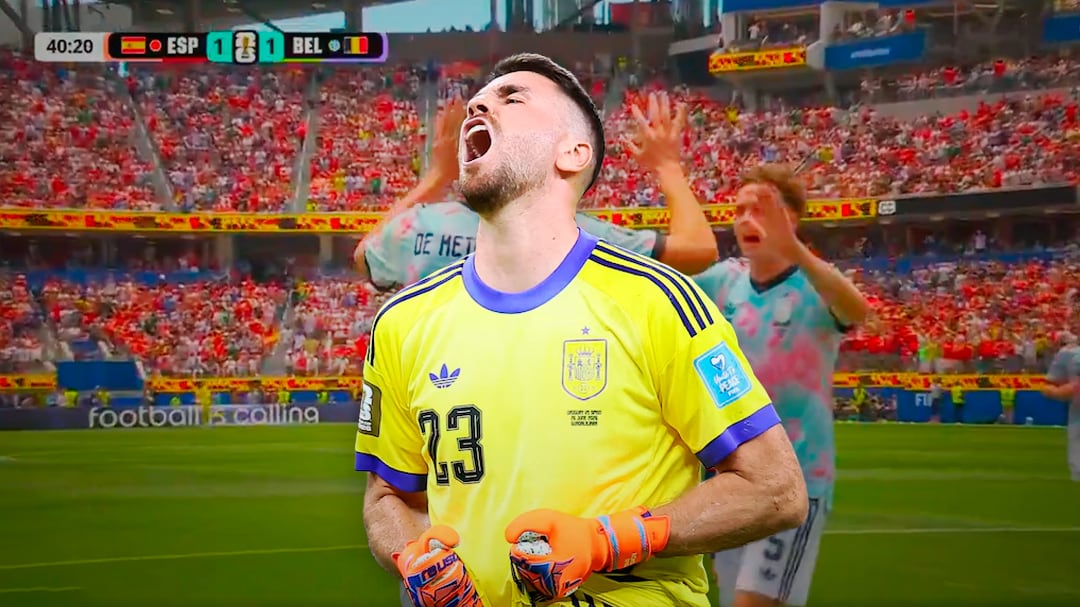 Unai Simón pierde su racha invicta: Bélgica lo rompe en el Mundial 2026