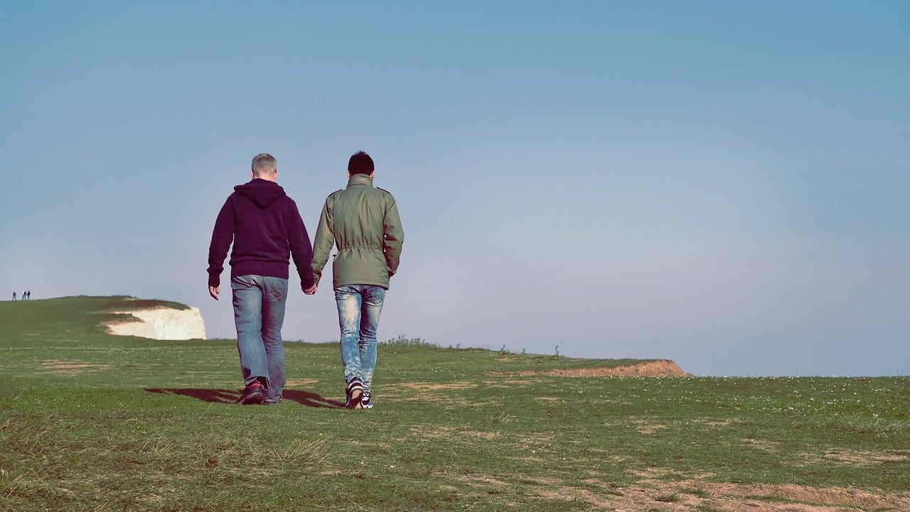 Pareja gay.