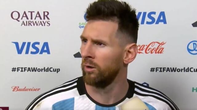 Messi explota contra jugador de Países Bajos (Foto: Captura de video)
