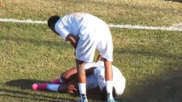 ¡No puede ser! Festejó como Cristiano Ronaldo y se rompió la rodilla.