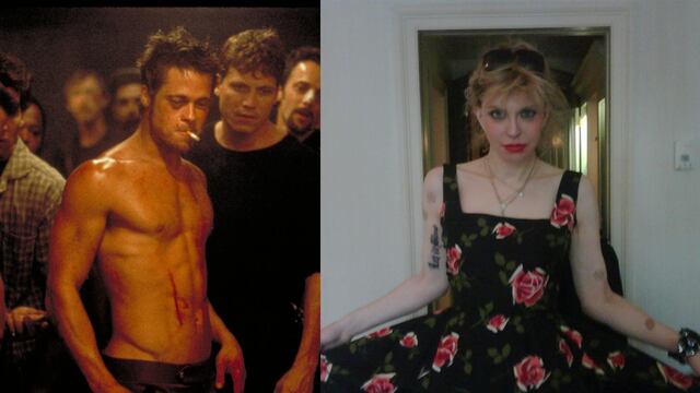 Brad Pitt dejó fuera a Courtney Love de 'El Club de la Pelea'