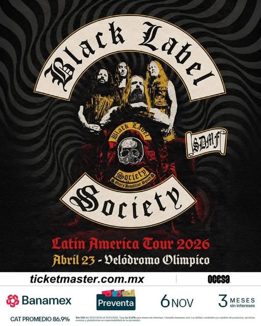 Black Label Society en México 2026