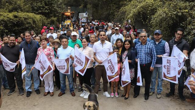 Michelle Núñez da banderazo a 3 obras en Valle de Bravo