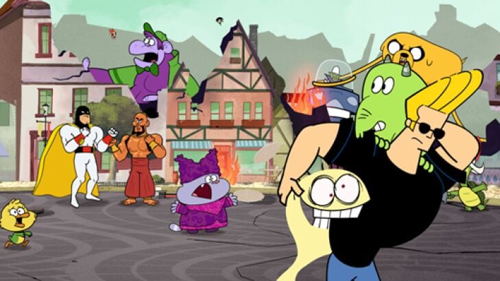 Crisis en Alegrías Infinitas de Cartoon Network y Jellystone
