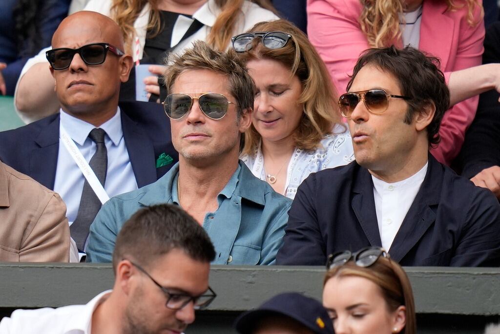 Brad Pitt en Wimbledon