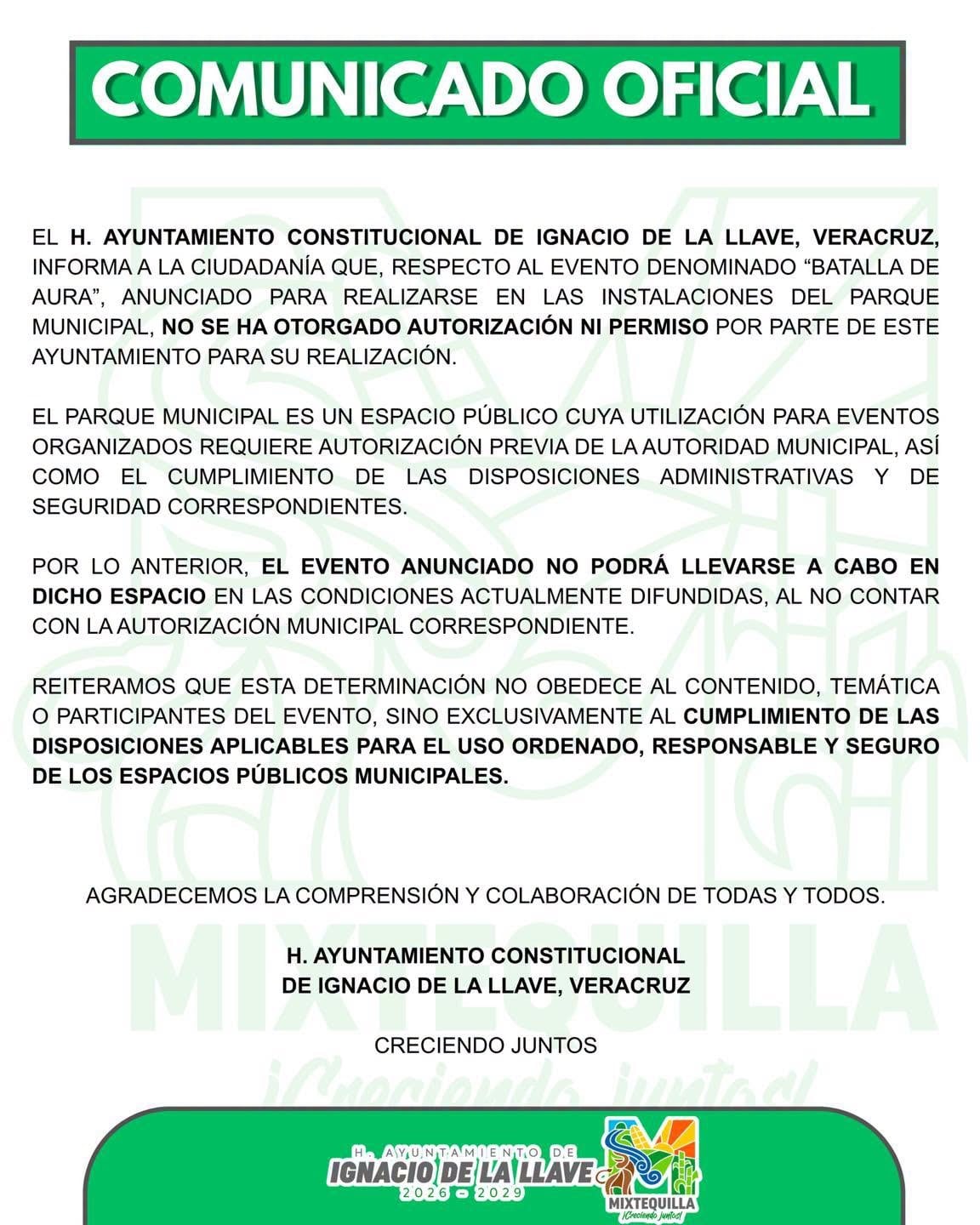 Prohíben batalla de “farmear aura” en Veracruz por falta de permisos
