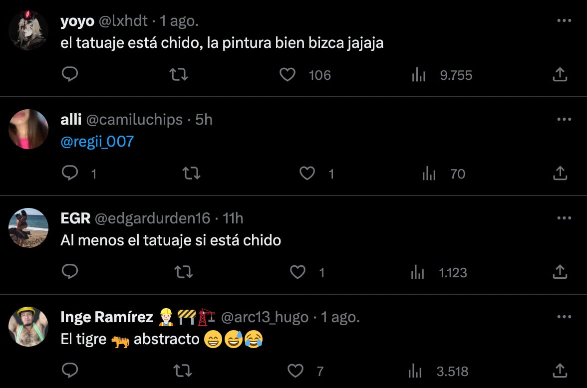 Comentarios al tatuaje del cuadro de Mar de Regil