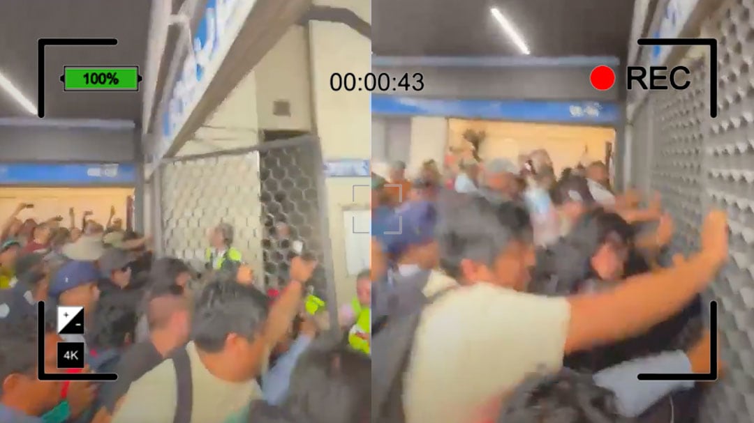 Usuarios del Metro CDMX dan portazo en General Anaya por afectaciones durante protestas