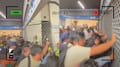 Usuarios del Metro CDMX dan portazo en General Anaya por afectaciones durante protestas