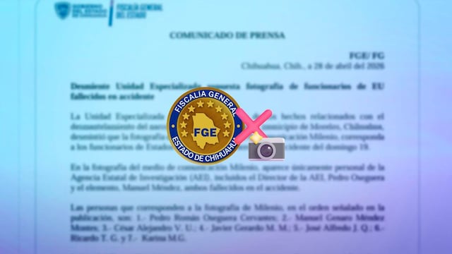 Fiscalía de Chihuahua desmiente foto de agentes de la CIA armados