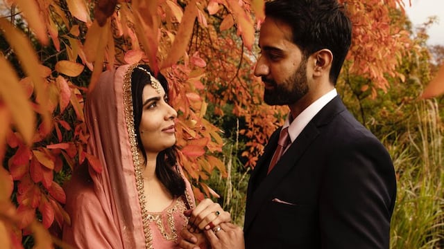 Malala Yousafzai y Asser Malik