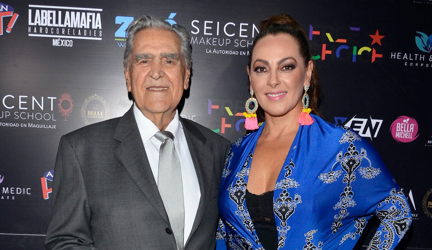 Eric del Castillo y su hija Verónica