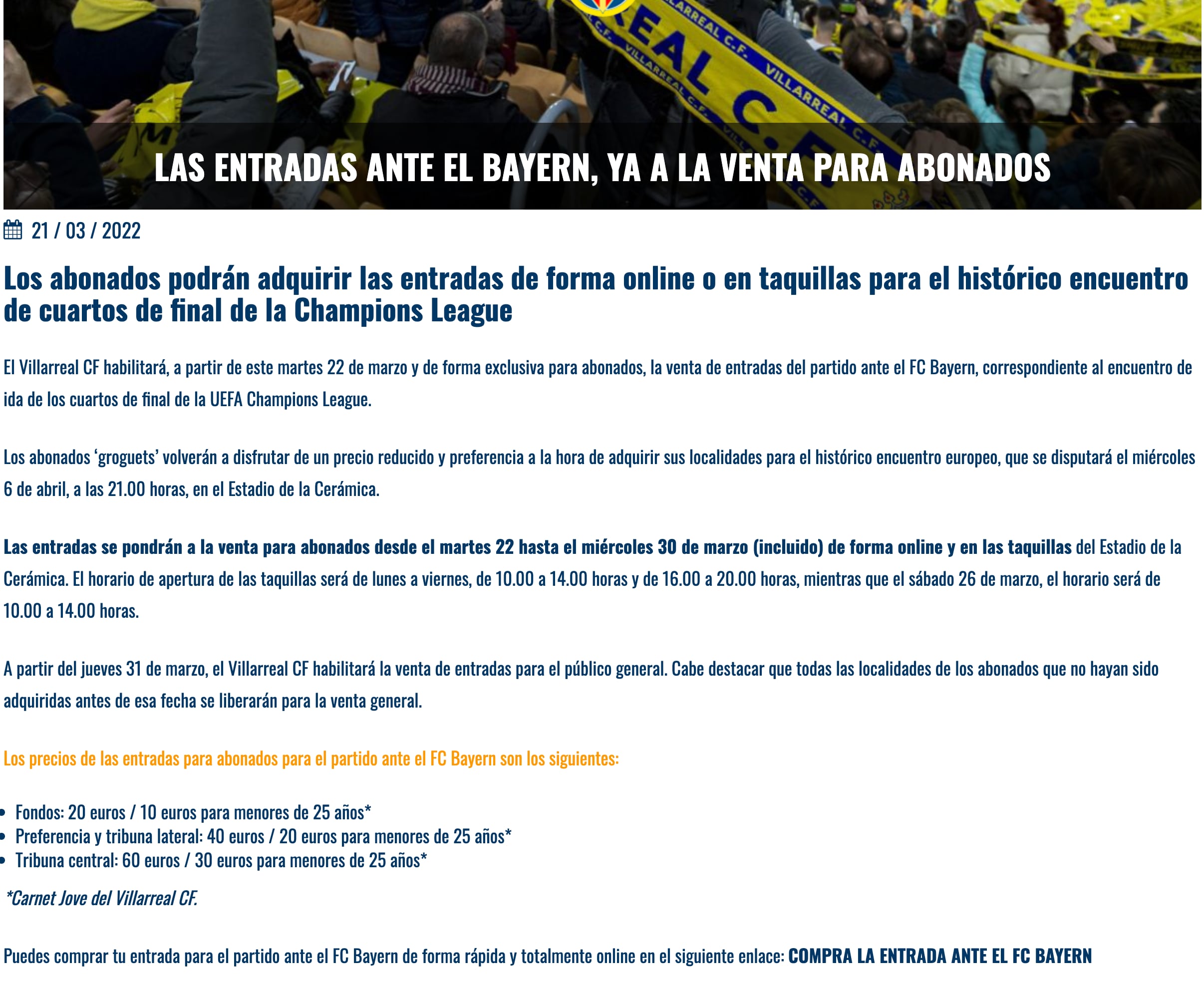 Villarreal vs Bayern (Foto: Captura de pantalla)