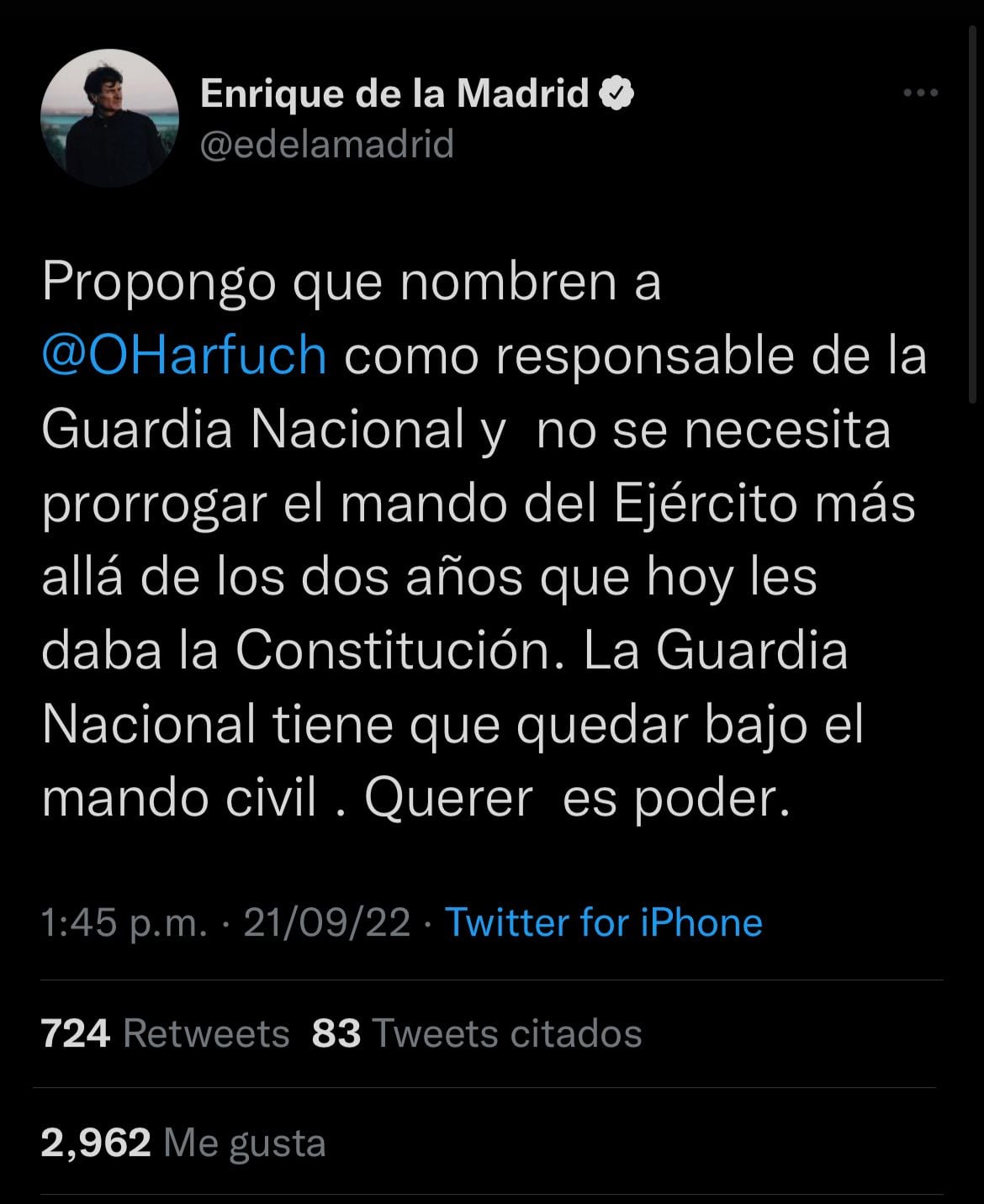 Enrique de la Madrid