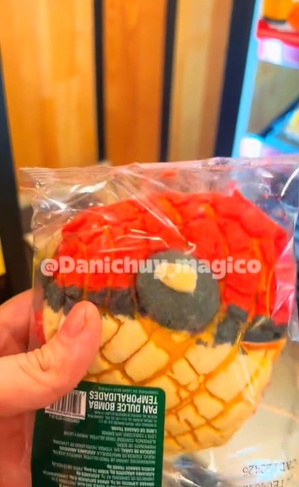 Concha de pokebola en Oxxo